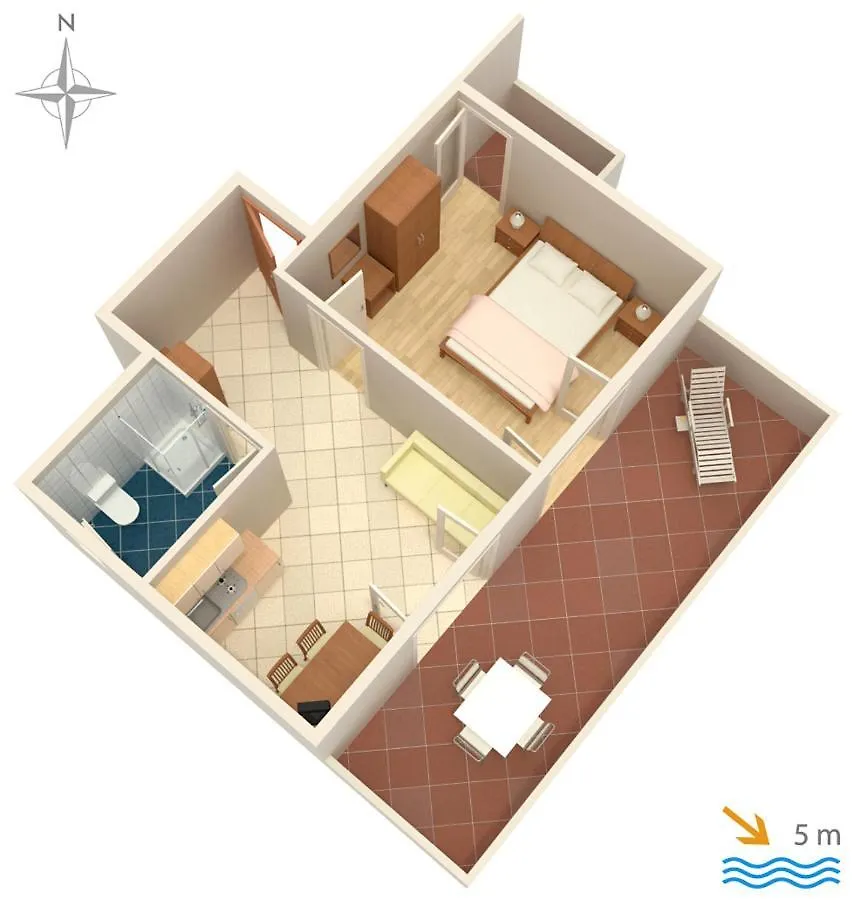 Apartments By The Sea Mandre, Pag - 4093 Kolan Croatia